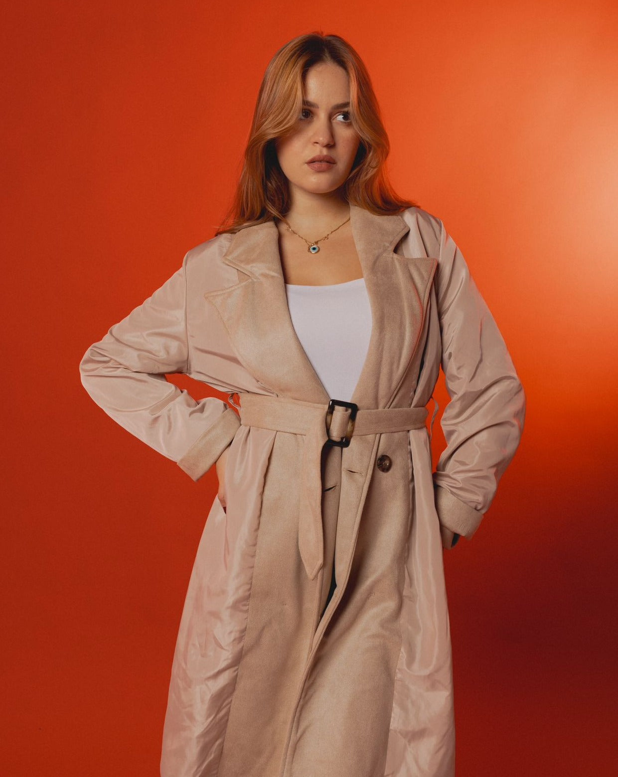 Double Faced Trench Coat