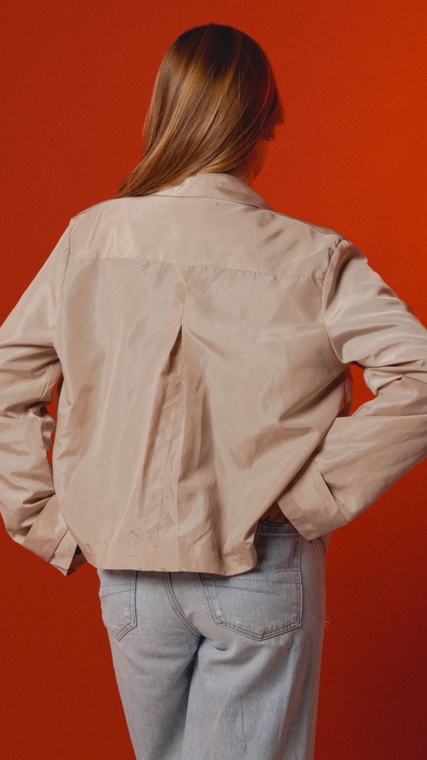 Beige Trench Jacket