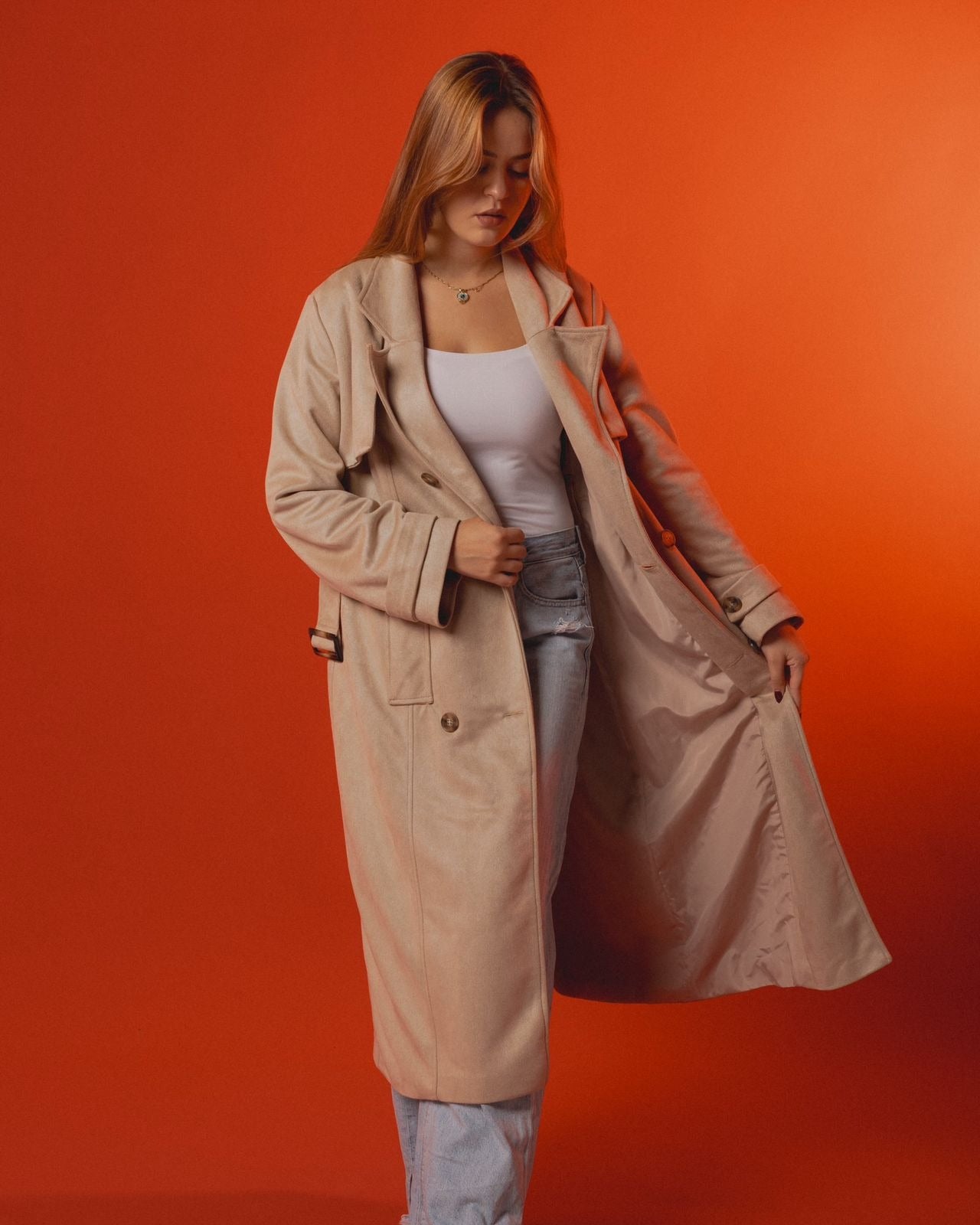 Double Faced Trench Coat
