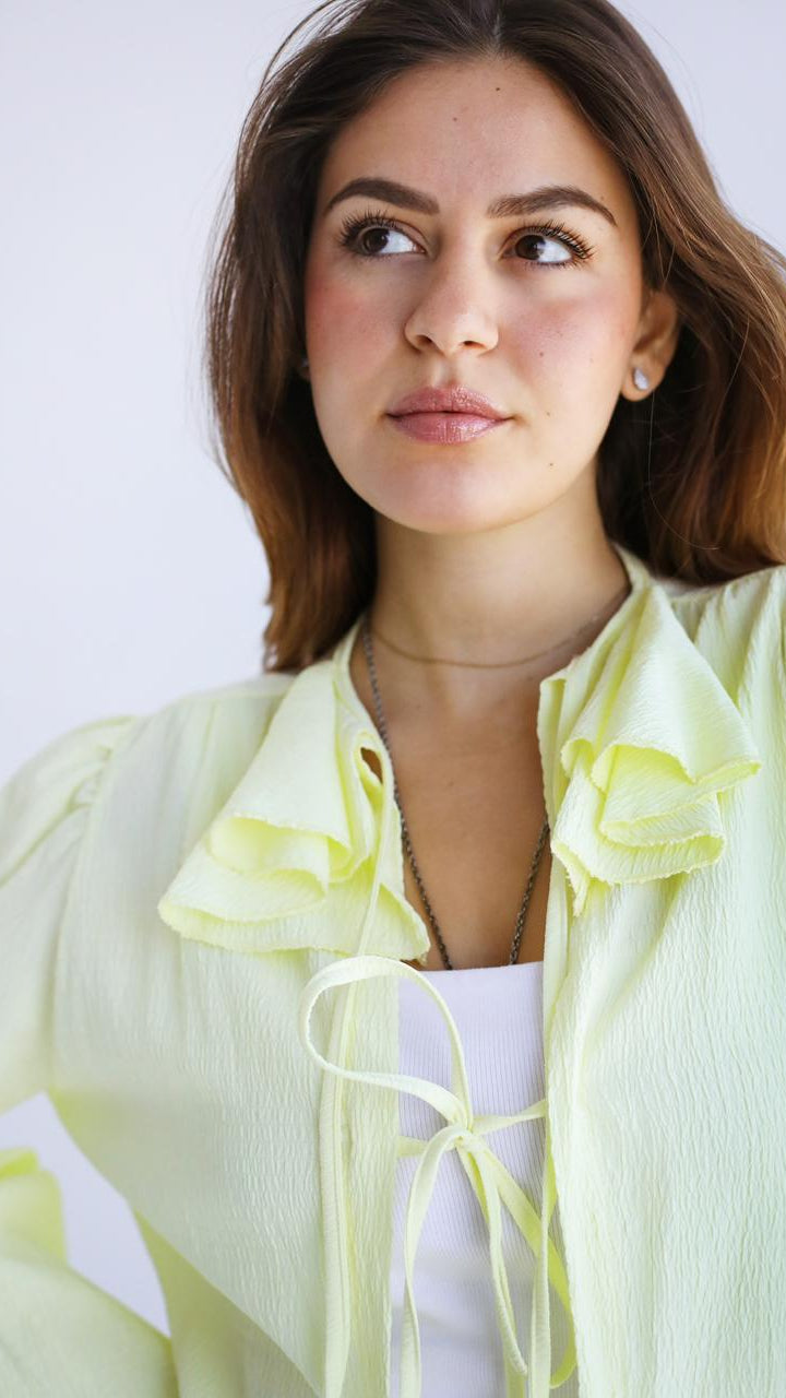 Angelook Blouse Butter Yellow