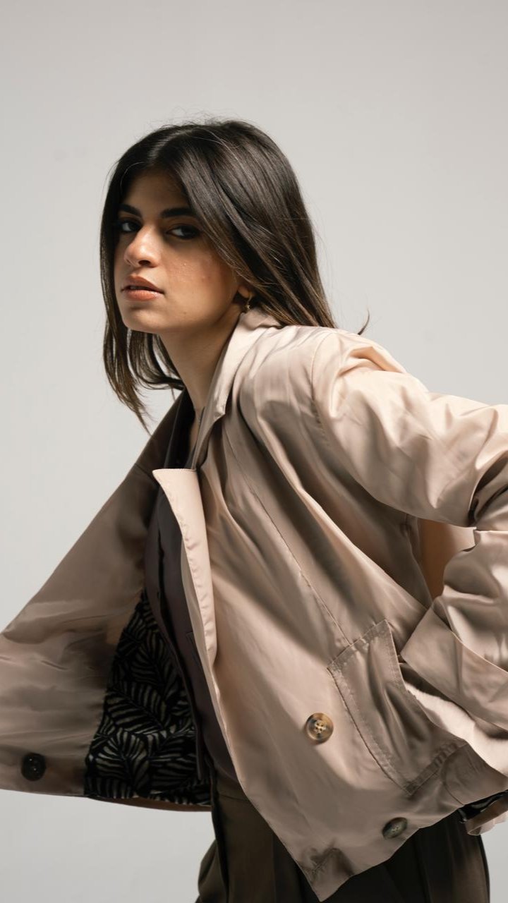 Beige Trench Jacket