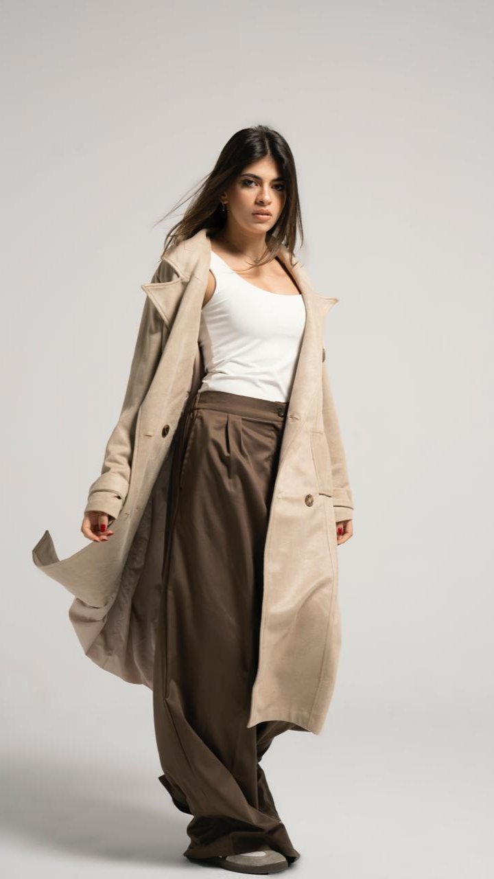 Double Faced Trench Coat