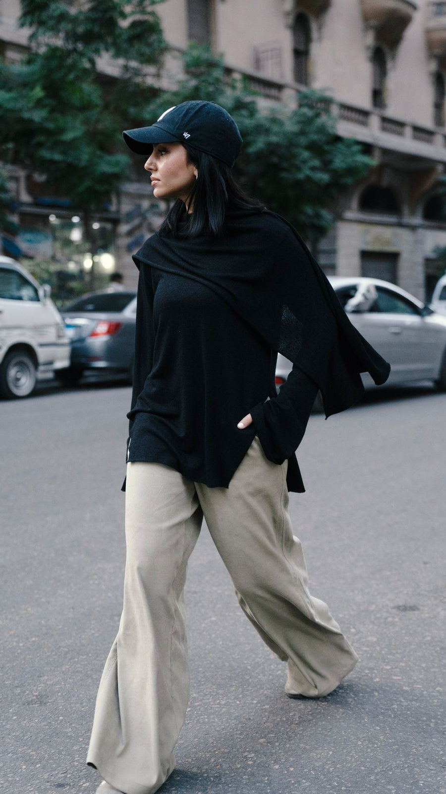 The Knit Duo Black Top