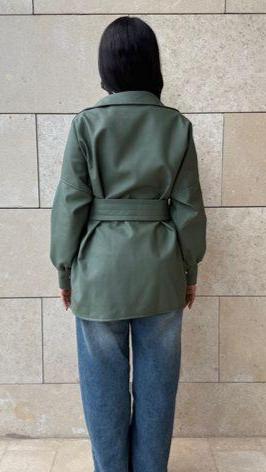 Leather Burgundy Shacket