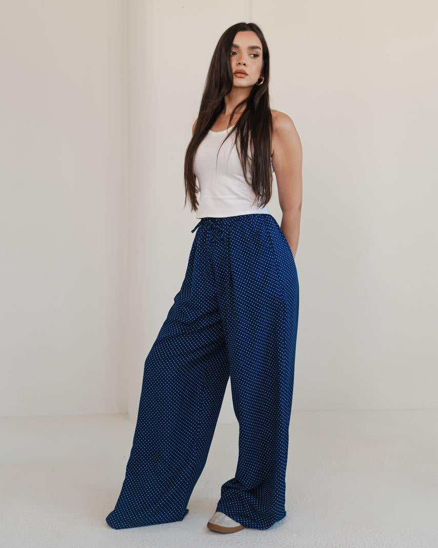 Orchid Polka Blue Pants