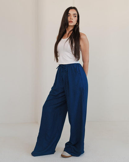 Orchid Polka Blue Pants