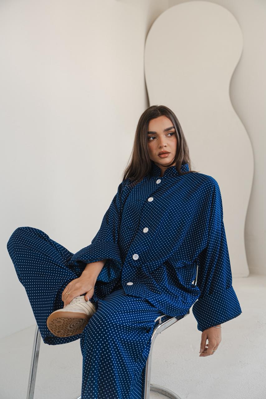 Orchid Polka blue Jacket