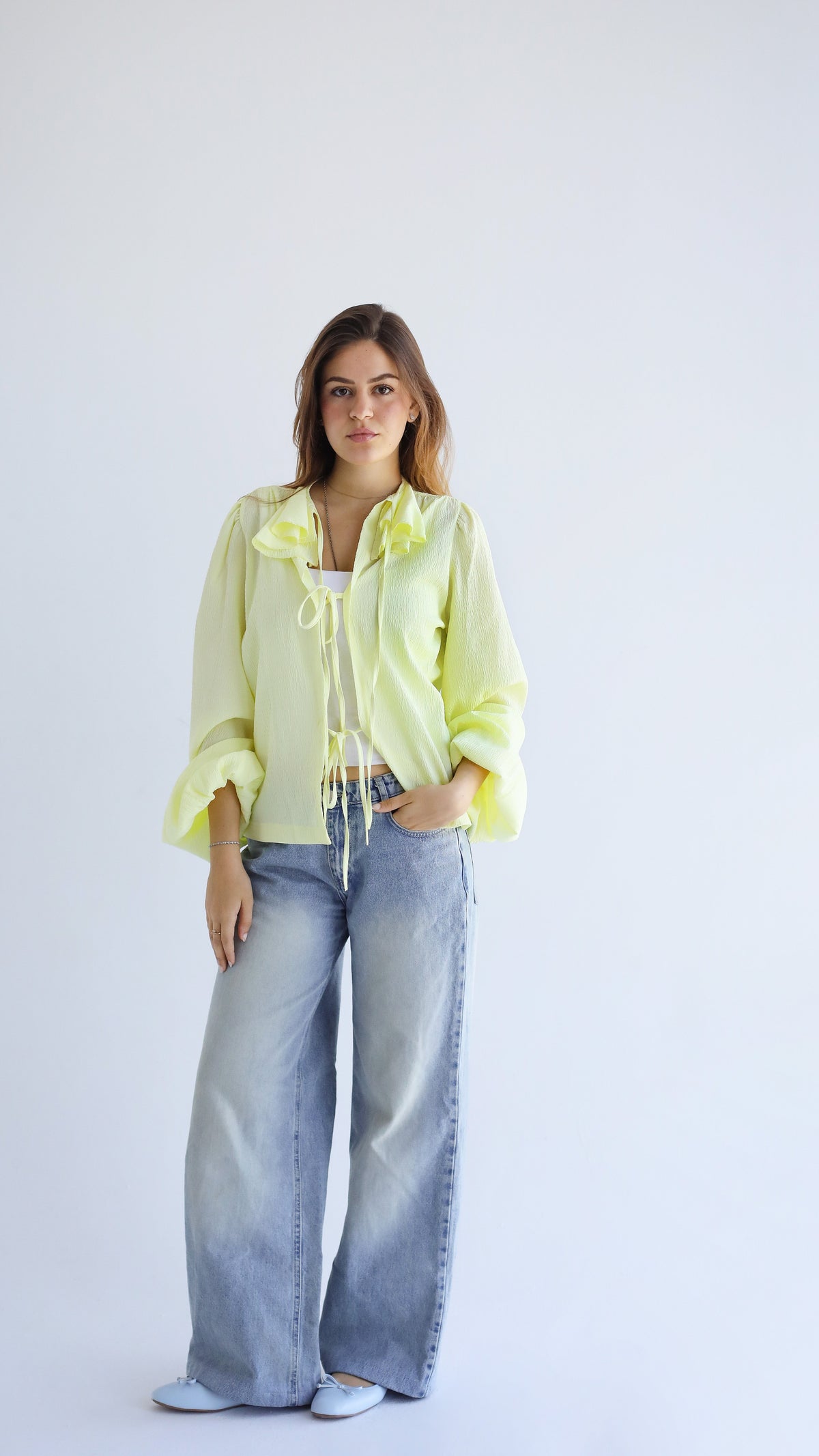 Angelook Blouse Baby Blue