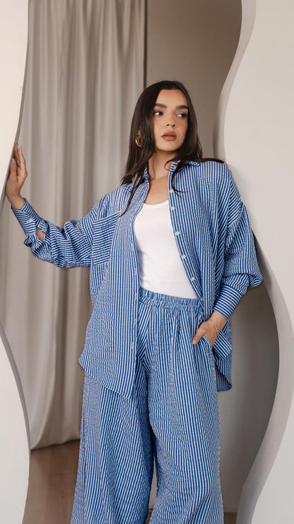 Orchid stripes Blue Pants