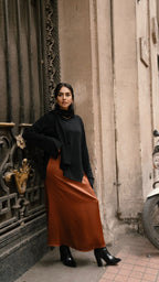 The Knit Duo Black Top