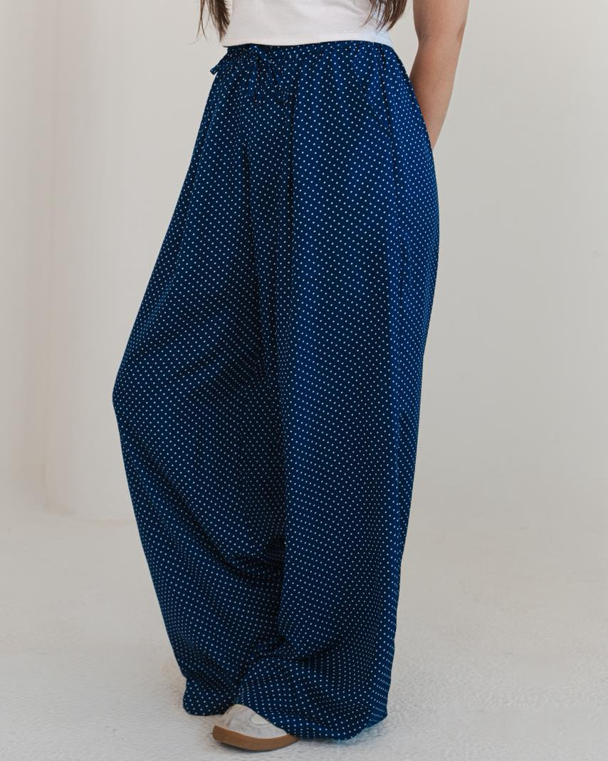 Orchid Polka blue Set