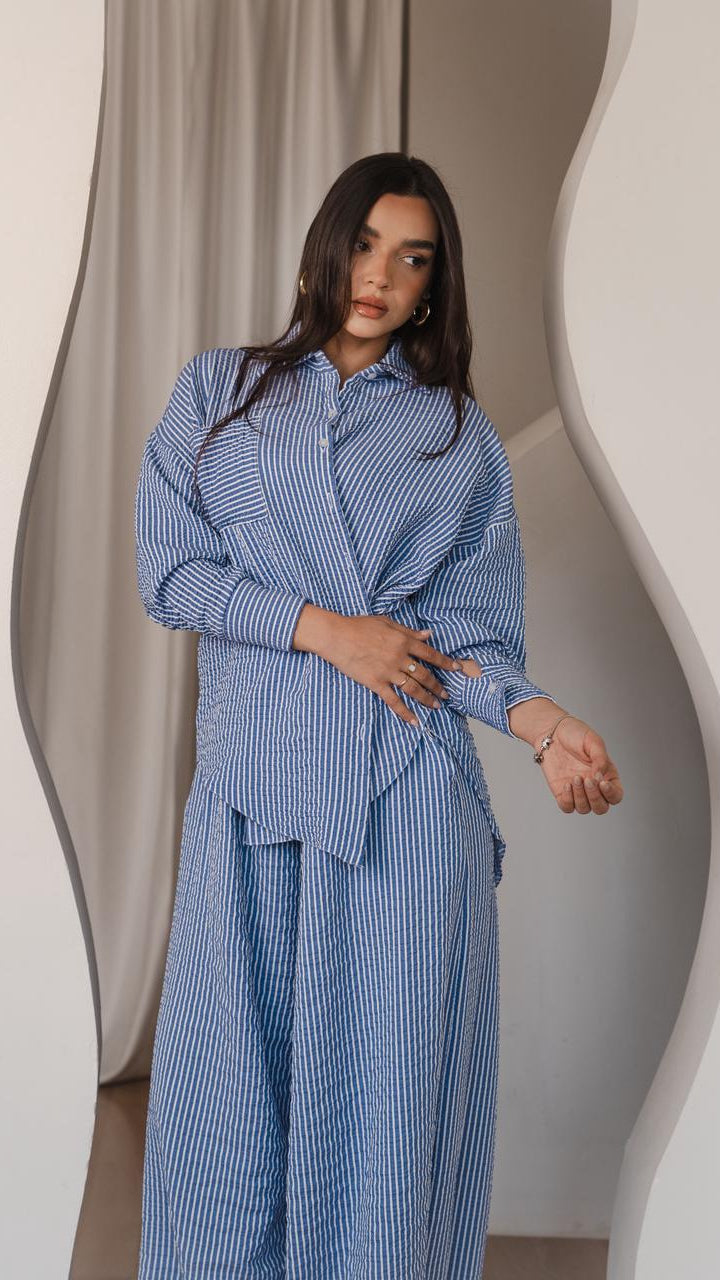 Orchid stripes Blue Pants