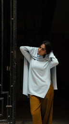 The Knit Duo Baby blue Top