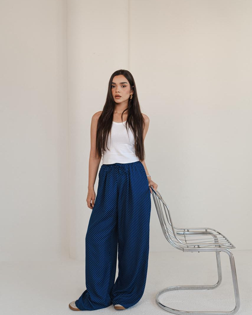 Orchid Polka Blue Pants