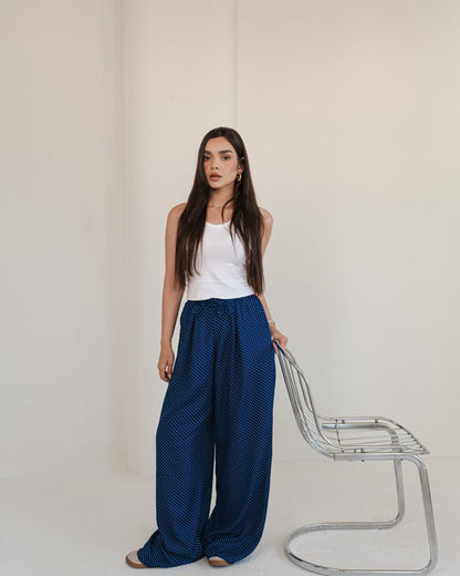 Orchid Polka Blue Pants