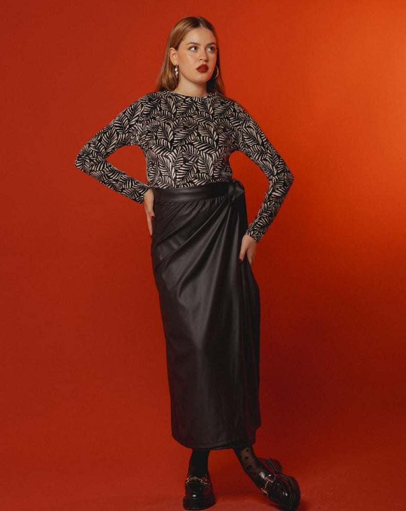The Iconic Leather Skirt