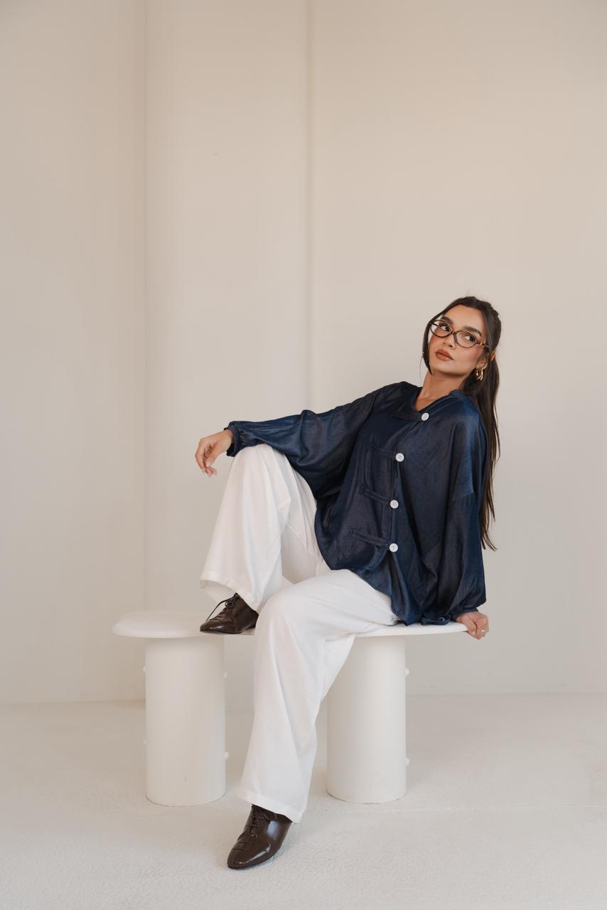 Chinese Navy Shirt