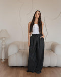 Orchid Polka Black Pants