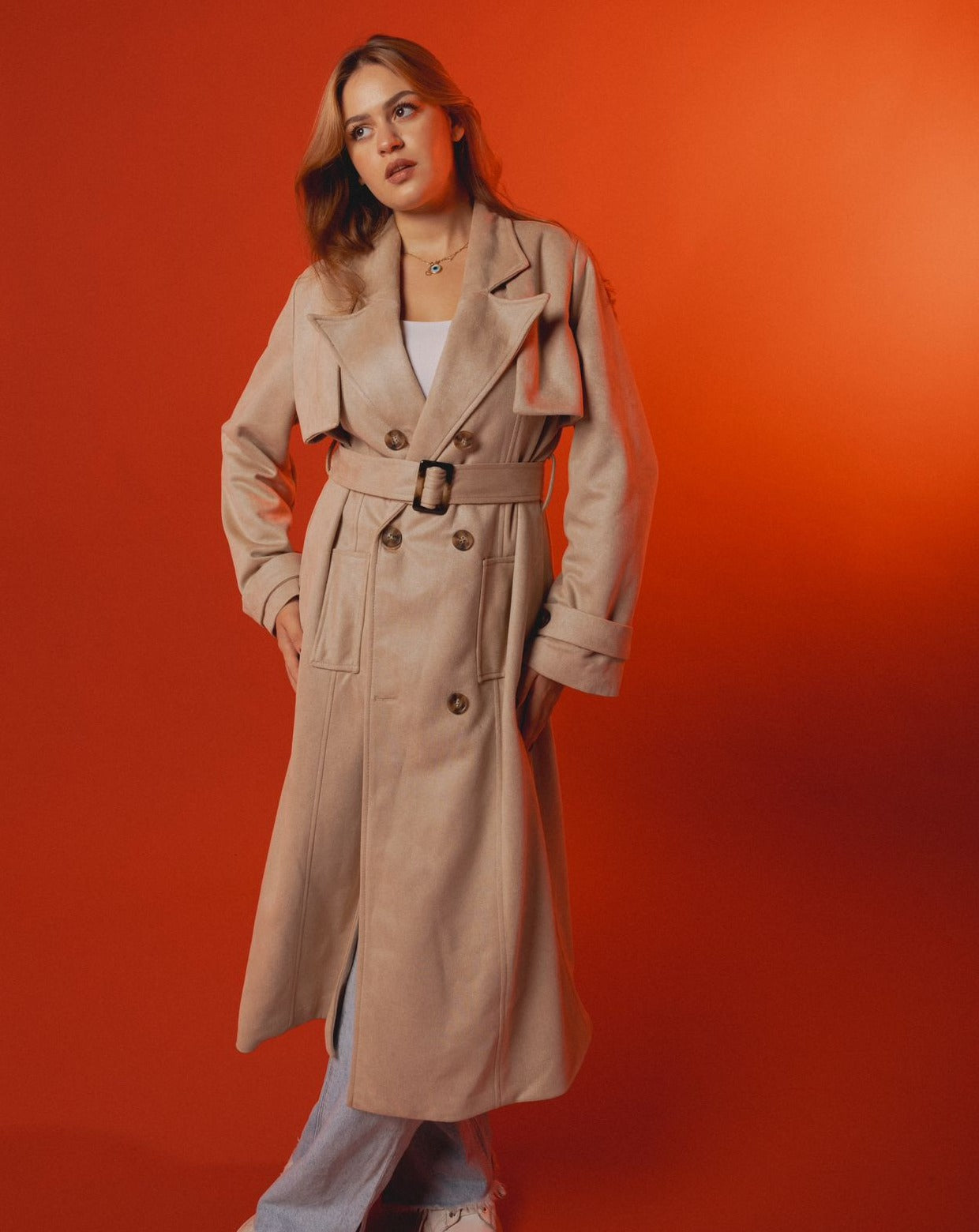 Double Faced Trench Coat