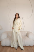 Orchid Butter Yellow Stripes Set