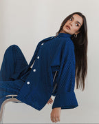 Orchid Polka blue Set