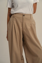 Wide leg Barrel Trousers
