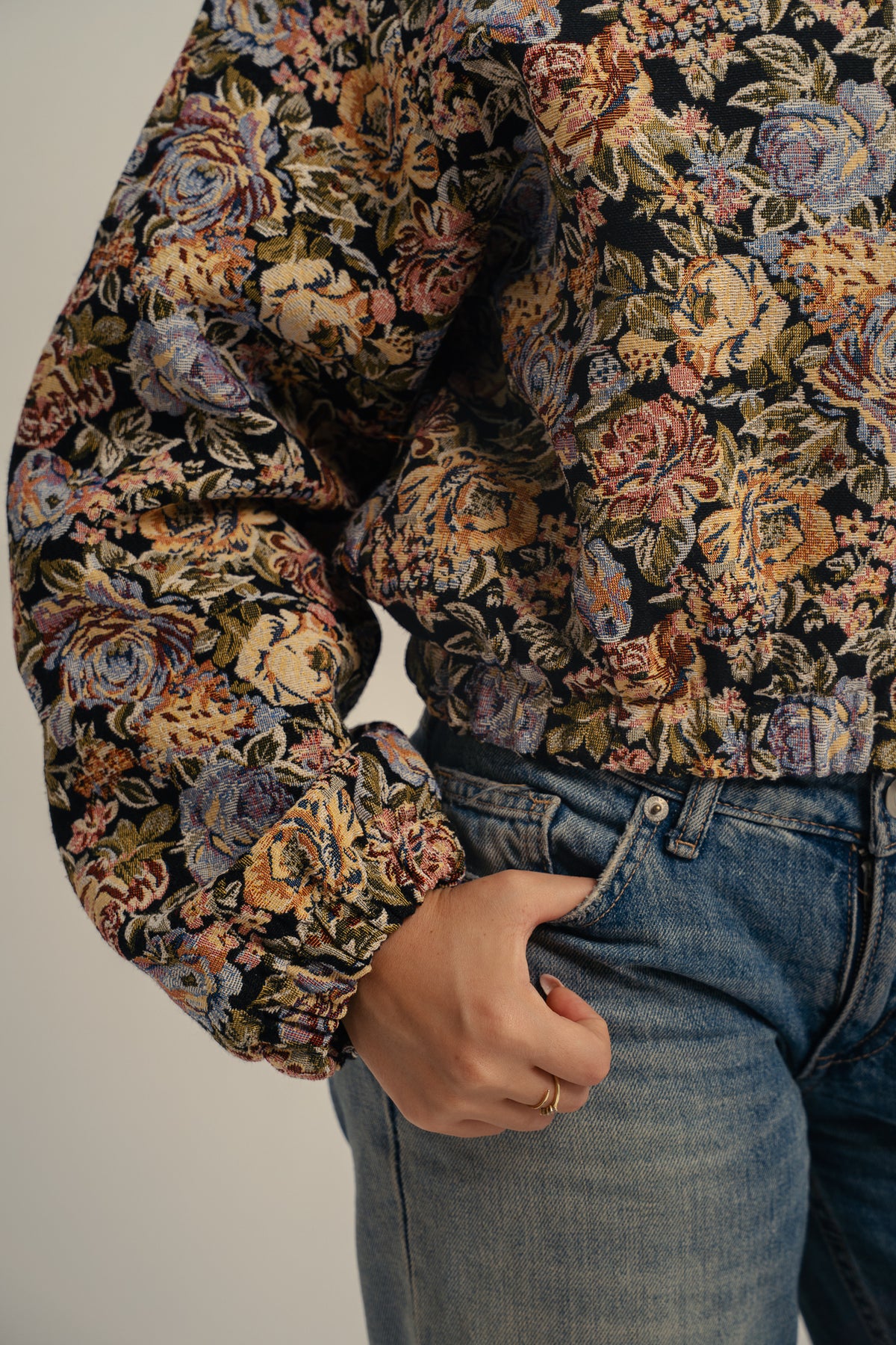 Floral Tapestry Bomber