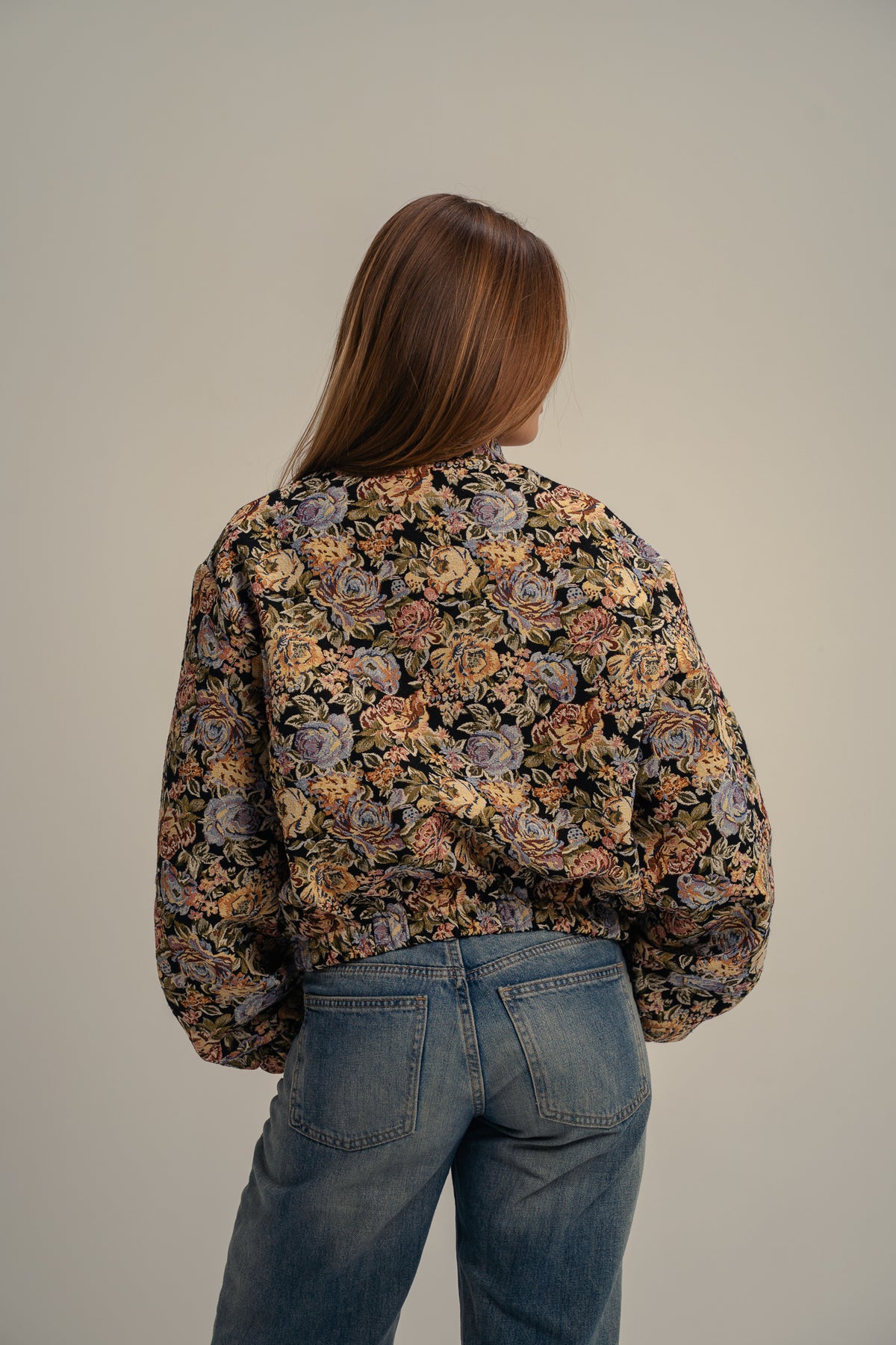 Floral Tapestry Bomber