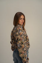 Floral Tapestry Bomber