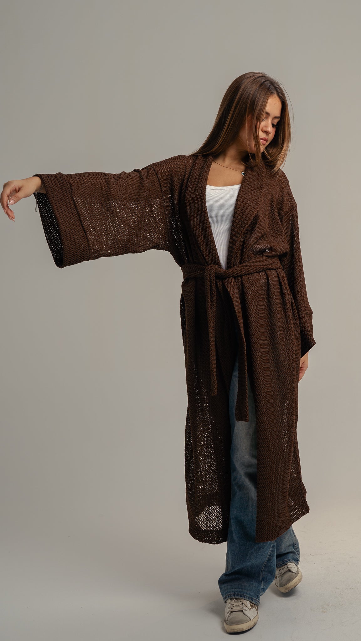 Cloud Brown Cardigan