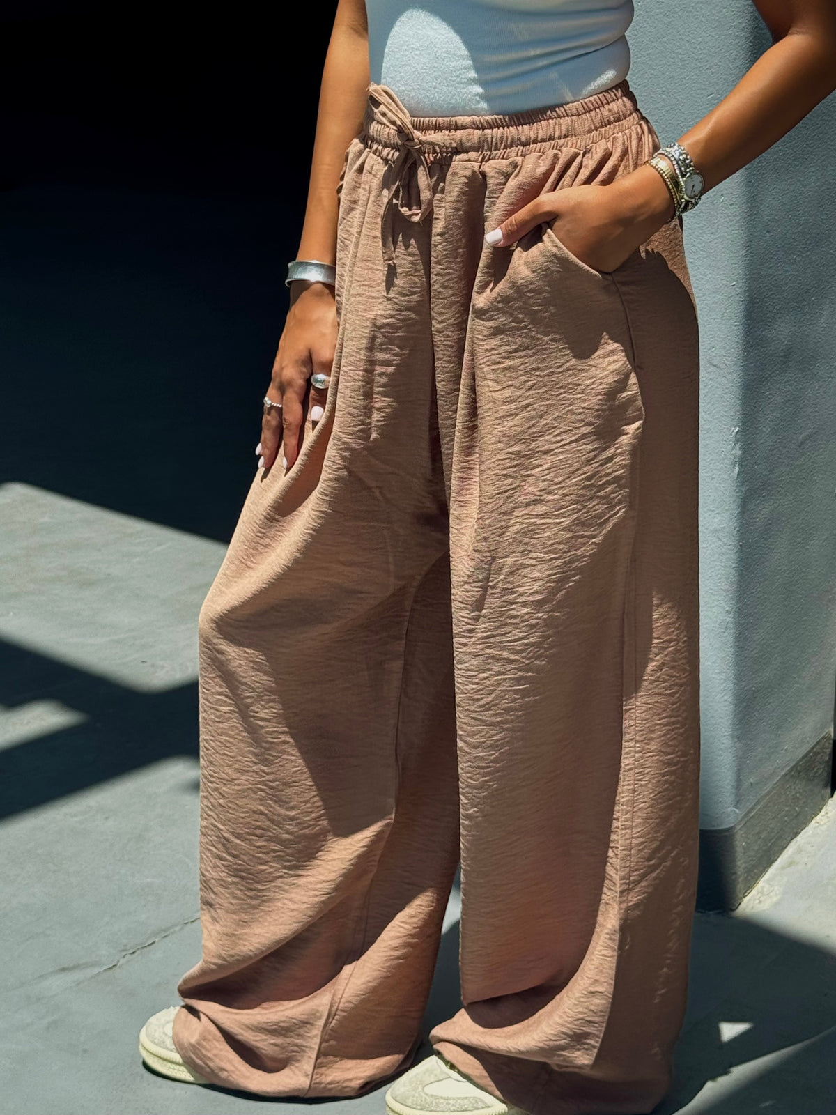 Mocha Linen pants