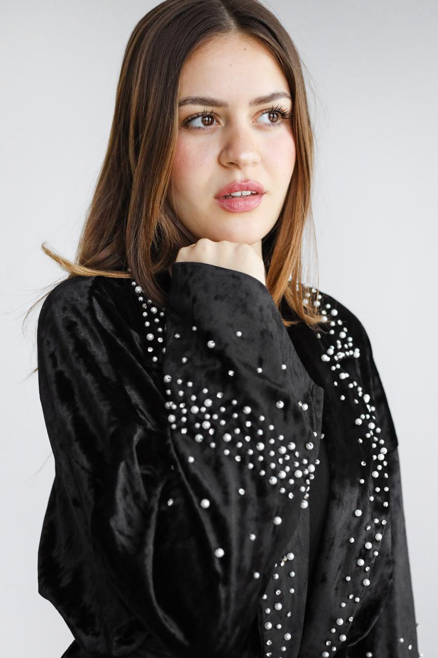 Dusk Velvet Cardigan