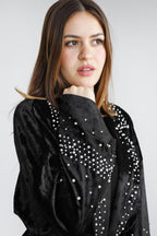 Dusk Velvet Cardigan
