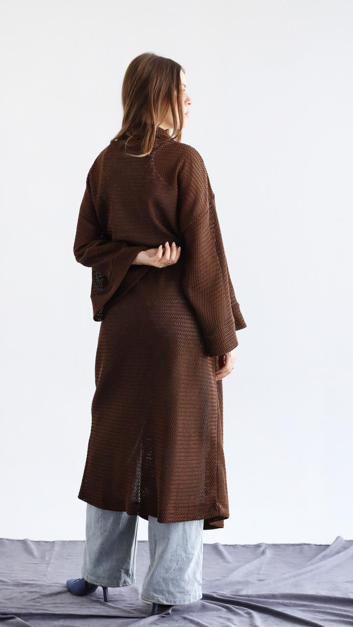 Dusk Brown Cardigan