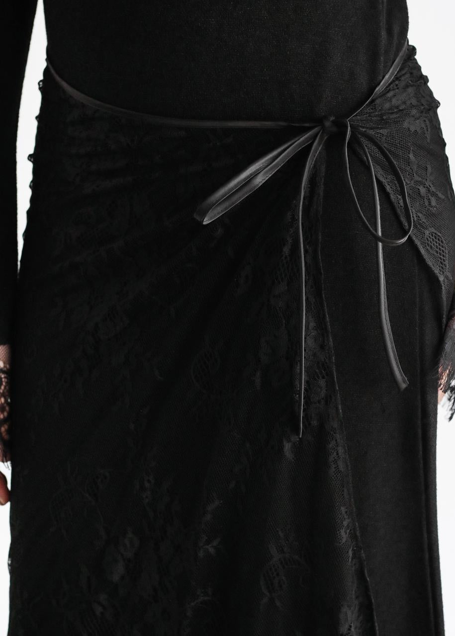 Lace-Up Skirt