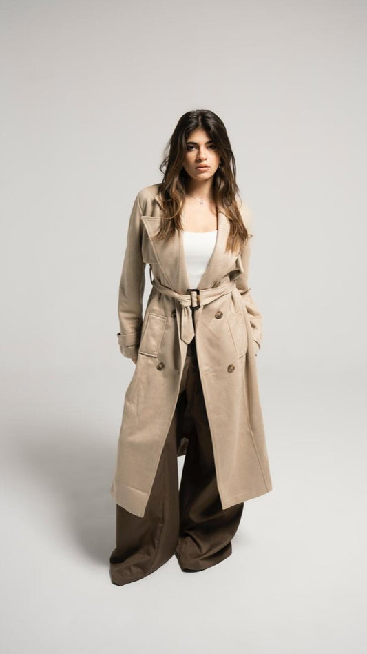 Double Faced Trench Coat