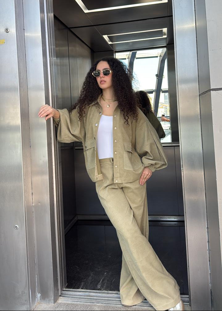 90's Sage green Set