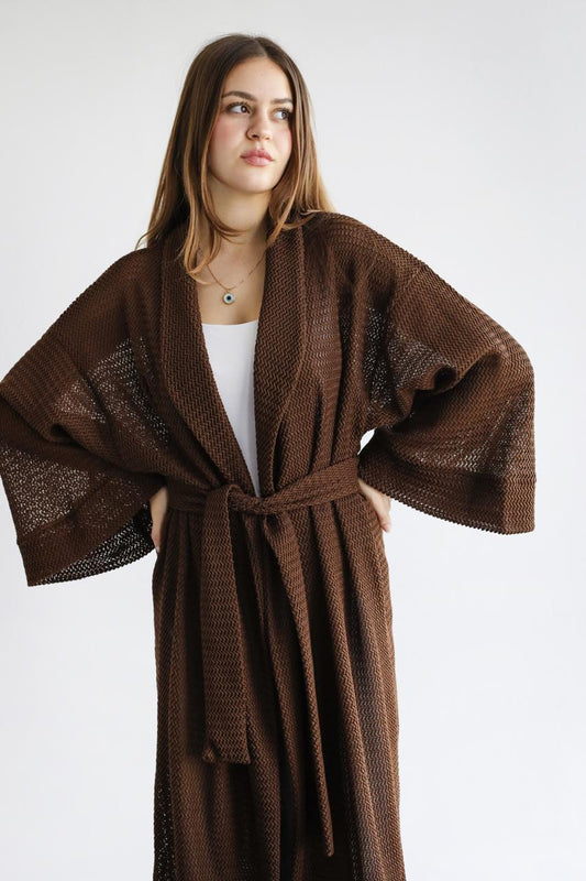 Dusk Brown Cardigan