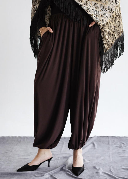 Brown Balloon Pants