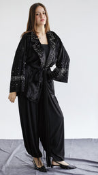 Dusk Velvet Cardigan