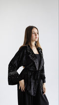 Dusk Velvet Cardigan