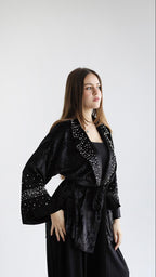 Dusk Velvet Cardigan