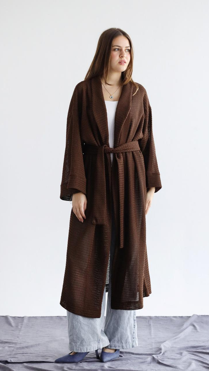 Dusk Brown Cardigan