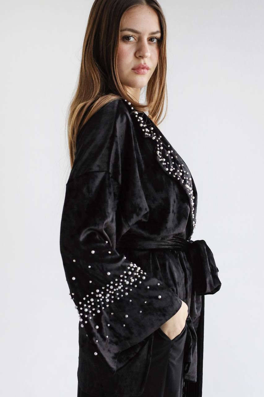 Dusk Velvet Cardigan
