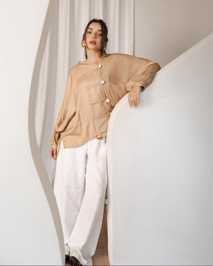 Chinese Sand Beige Shirt