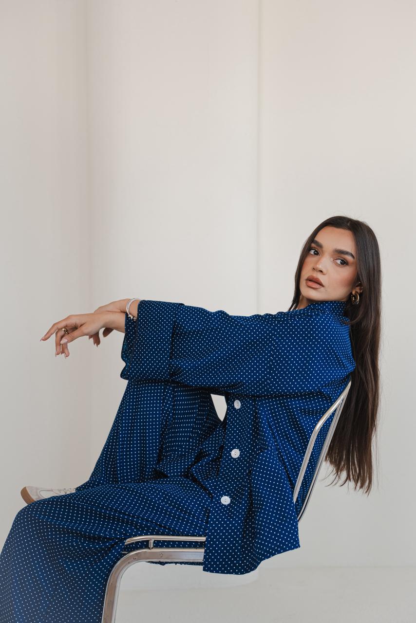 Orchid Polka blue Jacket