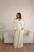 Orchid stripes Butter yellow Pants