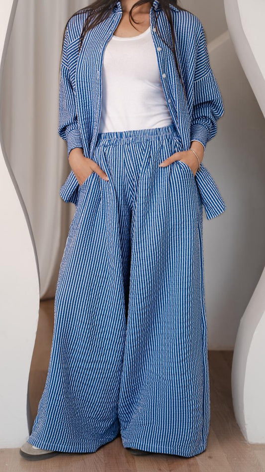 Orchid stripes Blue Pants