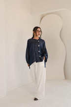 Chinese Navy Shirt