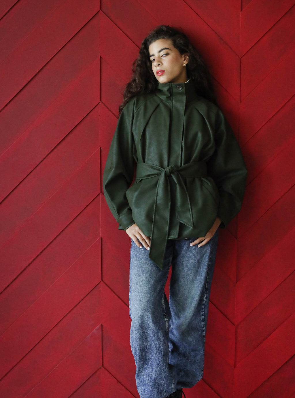 Cocoon Green Jacket